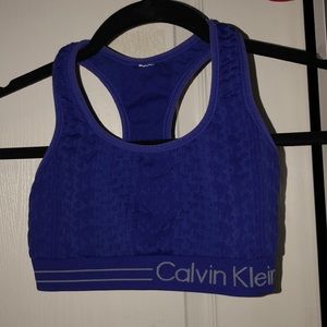 Calvin Klein Performance sports bra.